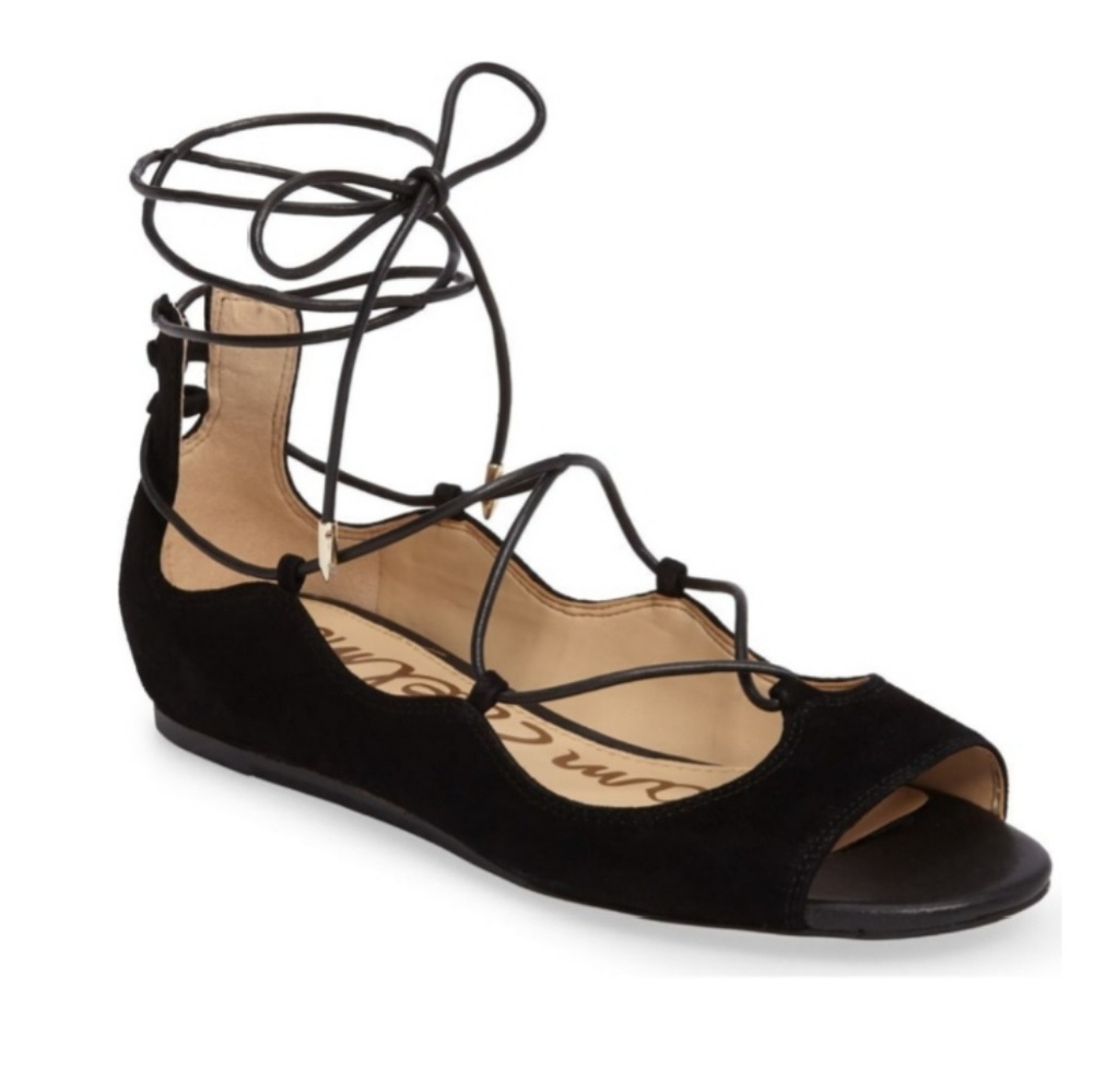 Casual Chic Sam Edelman Ghillie Flat - Picture 2 of 6